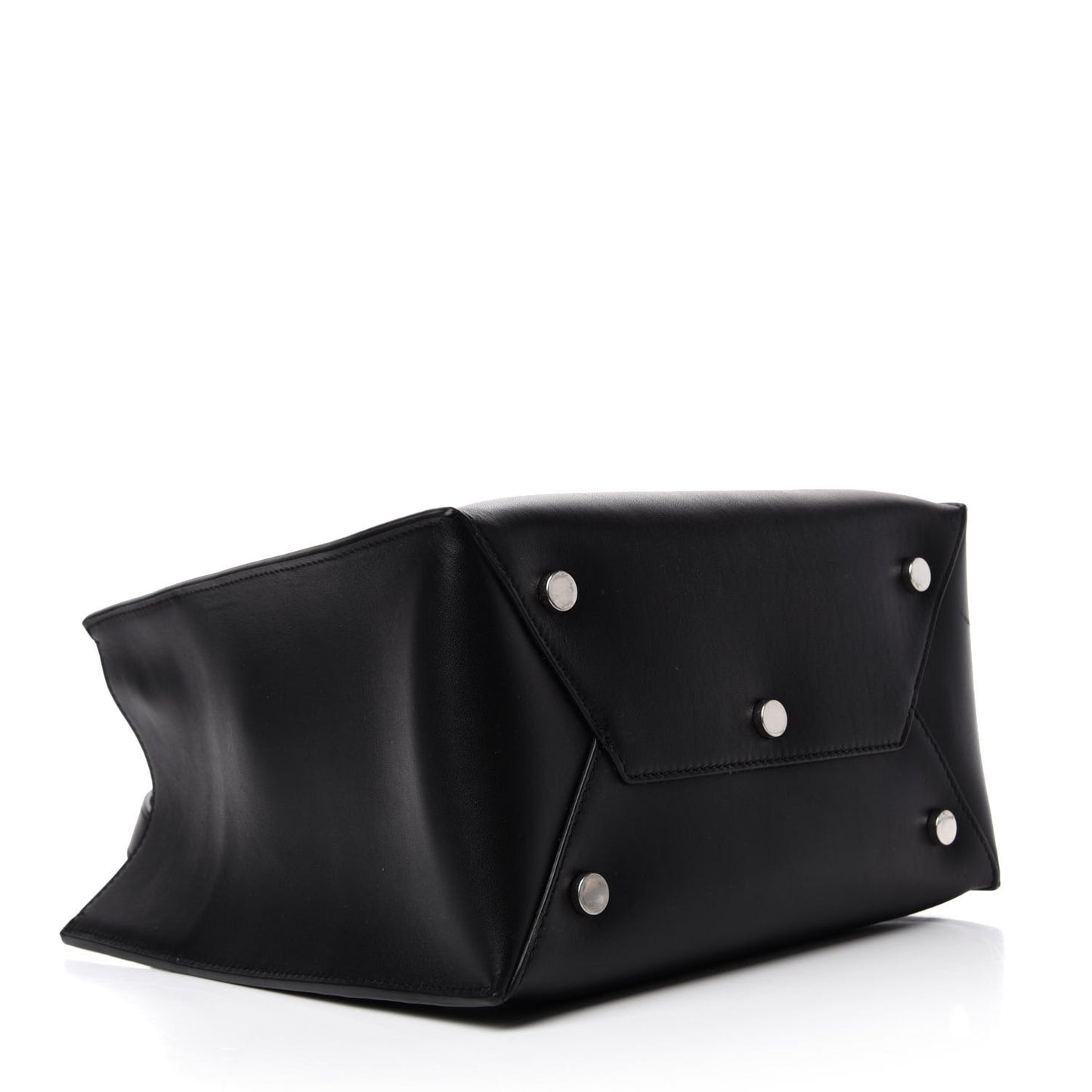 Smooth Calfskin Genesis Box Chain Bag Black