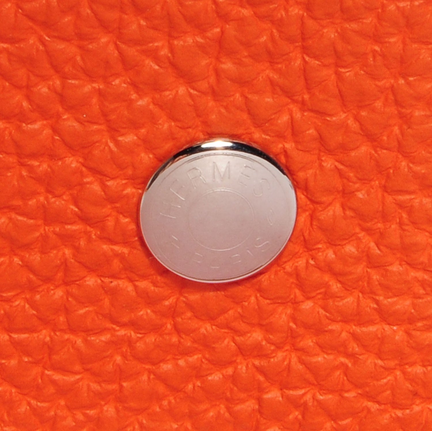 Hermes Togo Ulysse PM Notebook Cover Orange 12 of 12