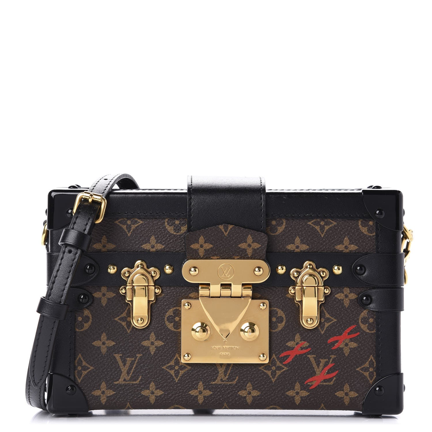 Louis Vuitton Monogram Petite Malle Black 1 of 11