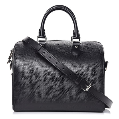 Louis Vuitton Epi Speedy Bandouliere 25 Black 1 of 11