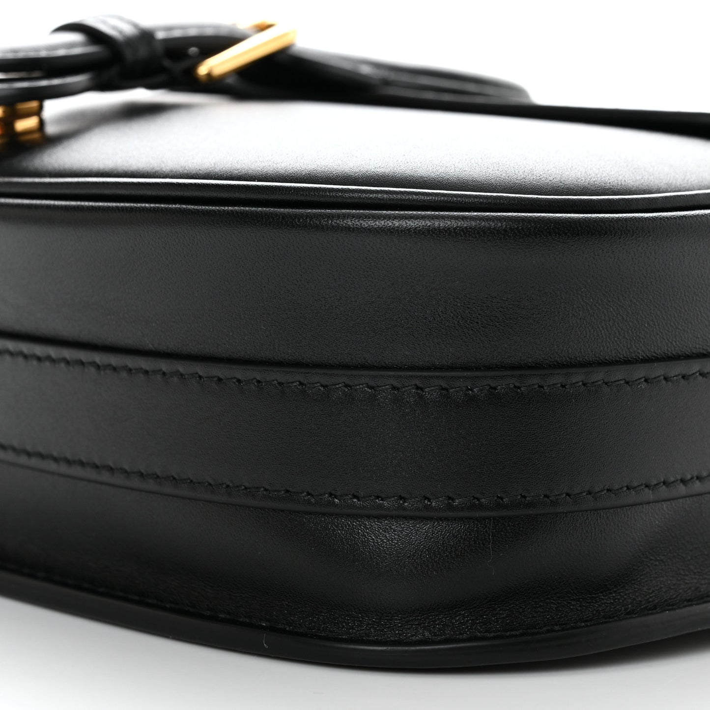 Box Calfskin Medium Bobby Flap Black