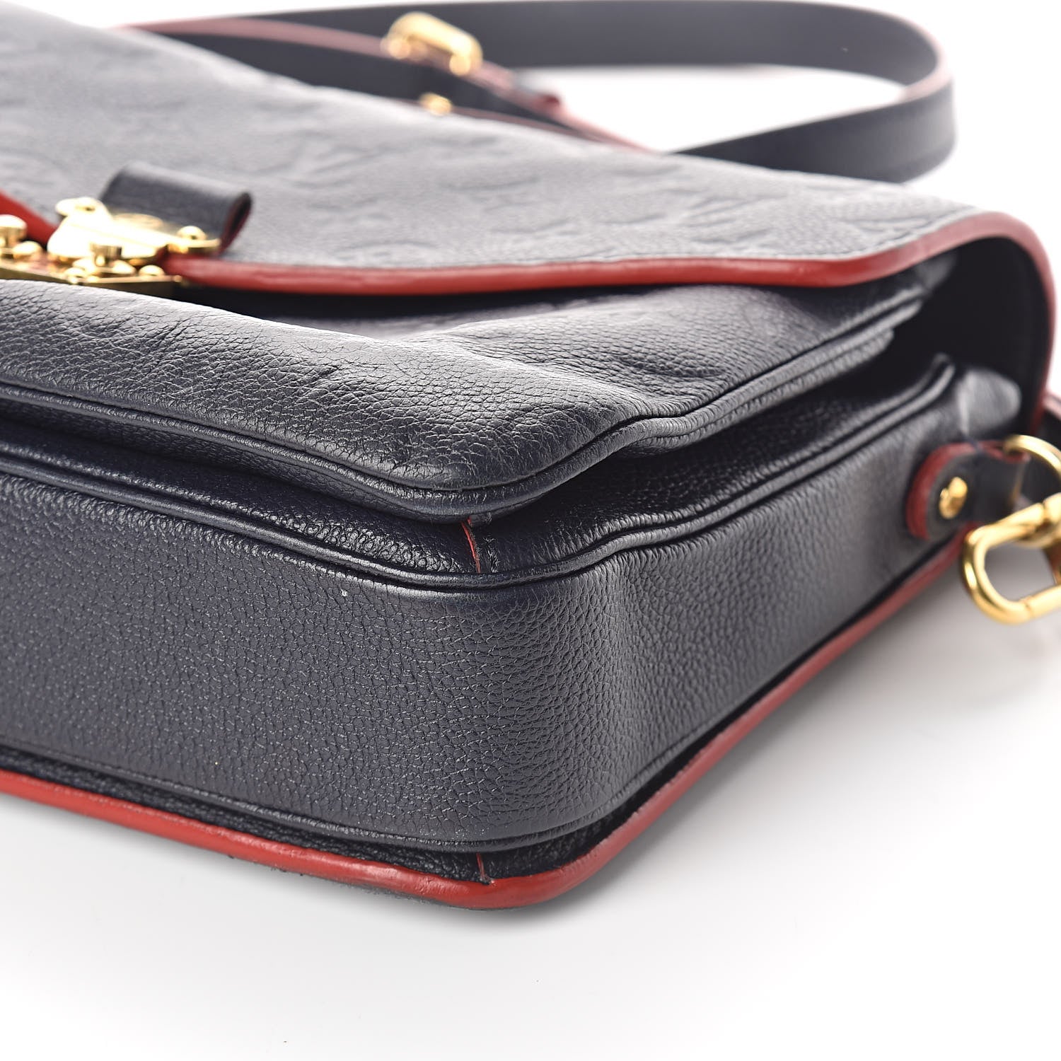 Louis Vuitton Empreinte Pochette Metis Marine Rouge 9 of 13