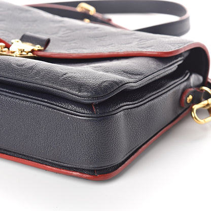 Louis Vuitton Empreinte Pochette Metis Marine Rouge 9 of 13