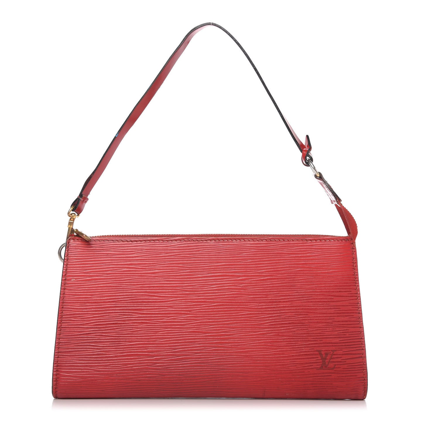 Epi Pochette Accessories 24 Castillan Red