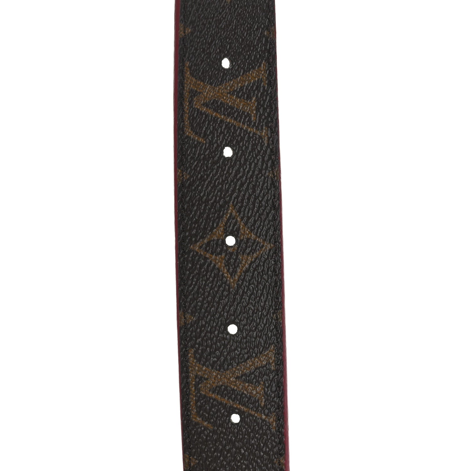 Louis Vuitton Calfskin Monogram 30mm LV Initiales Reversible Belt 85 34 Fuschia 5 of 5