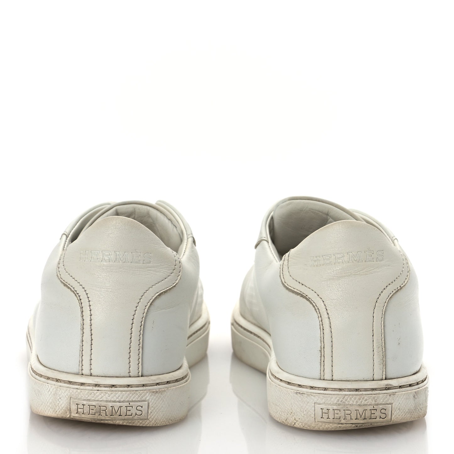 Calfskin Womens Advantage Sneakers 37 White