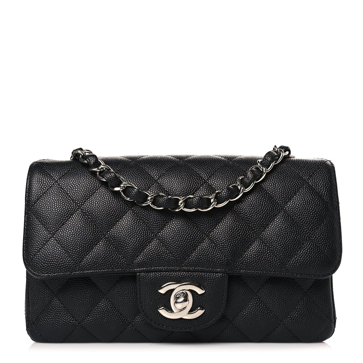 Chanel Caviar Quilted Mini Rectangular Flap Black 1 of 9