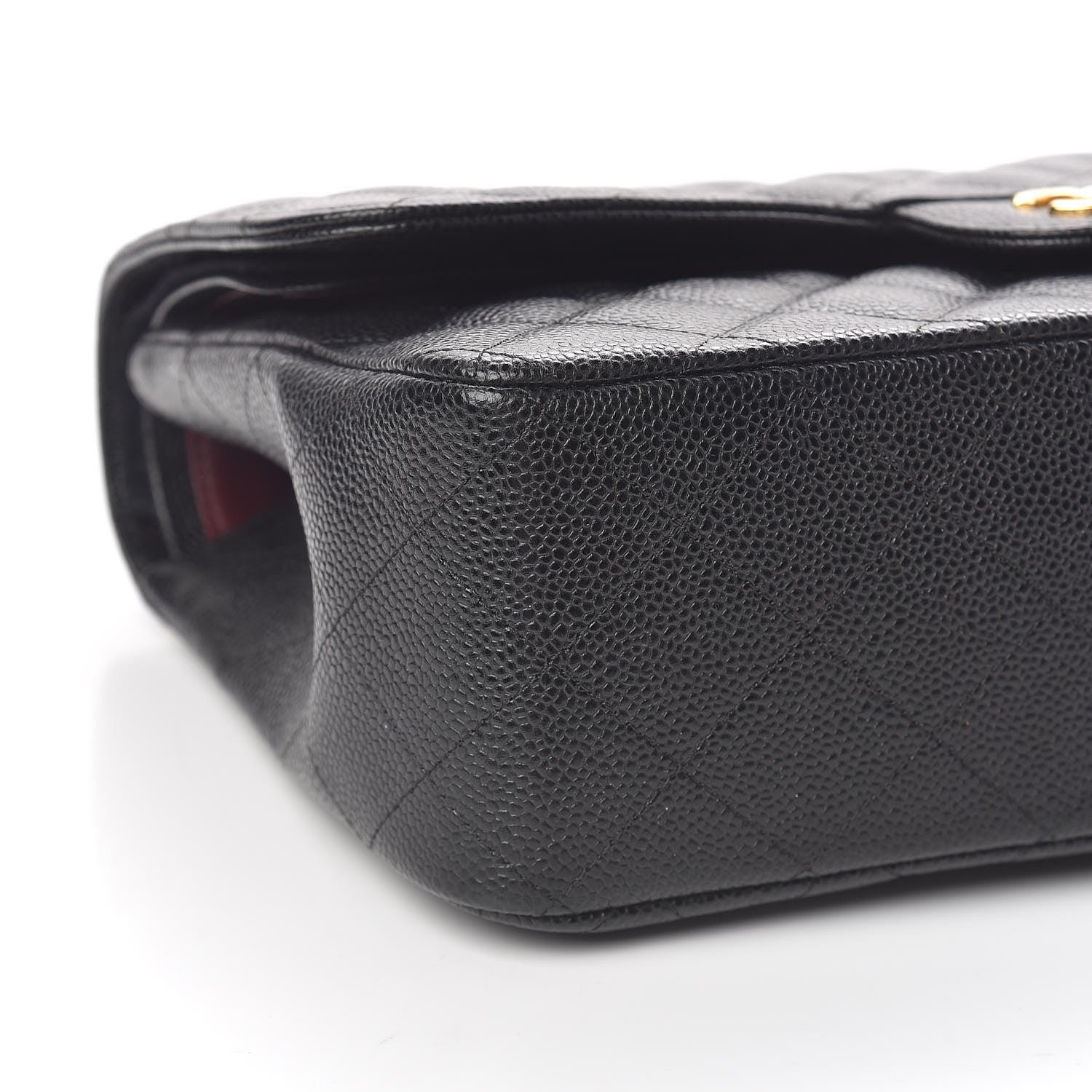 Chanel Caviar Quilted Jumbo Double Flap Black 8 of 11