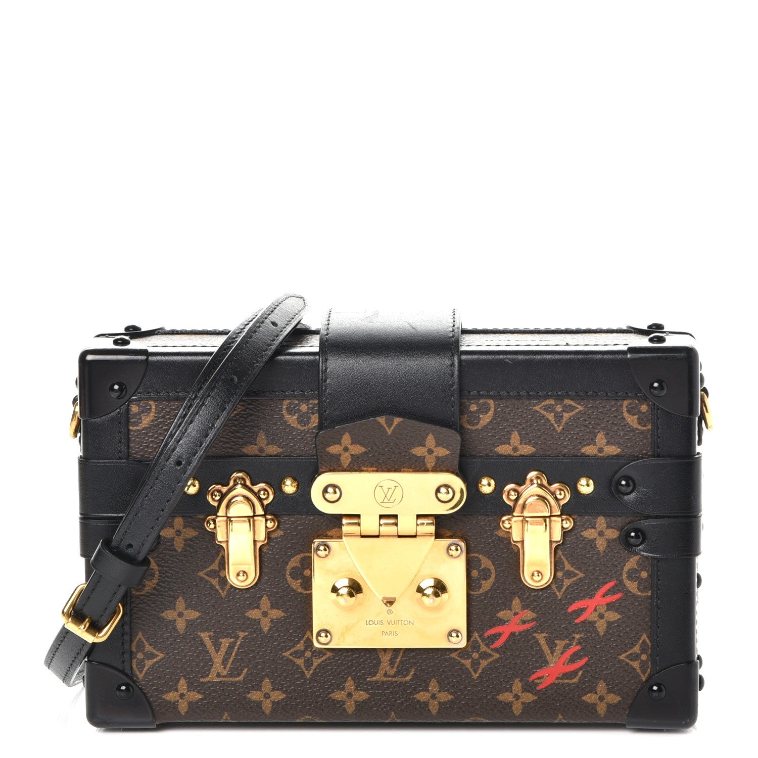 Louis Vuitton Monogram Petite Malle Black 1 of 11