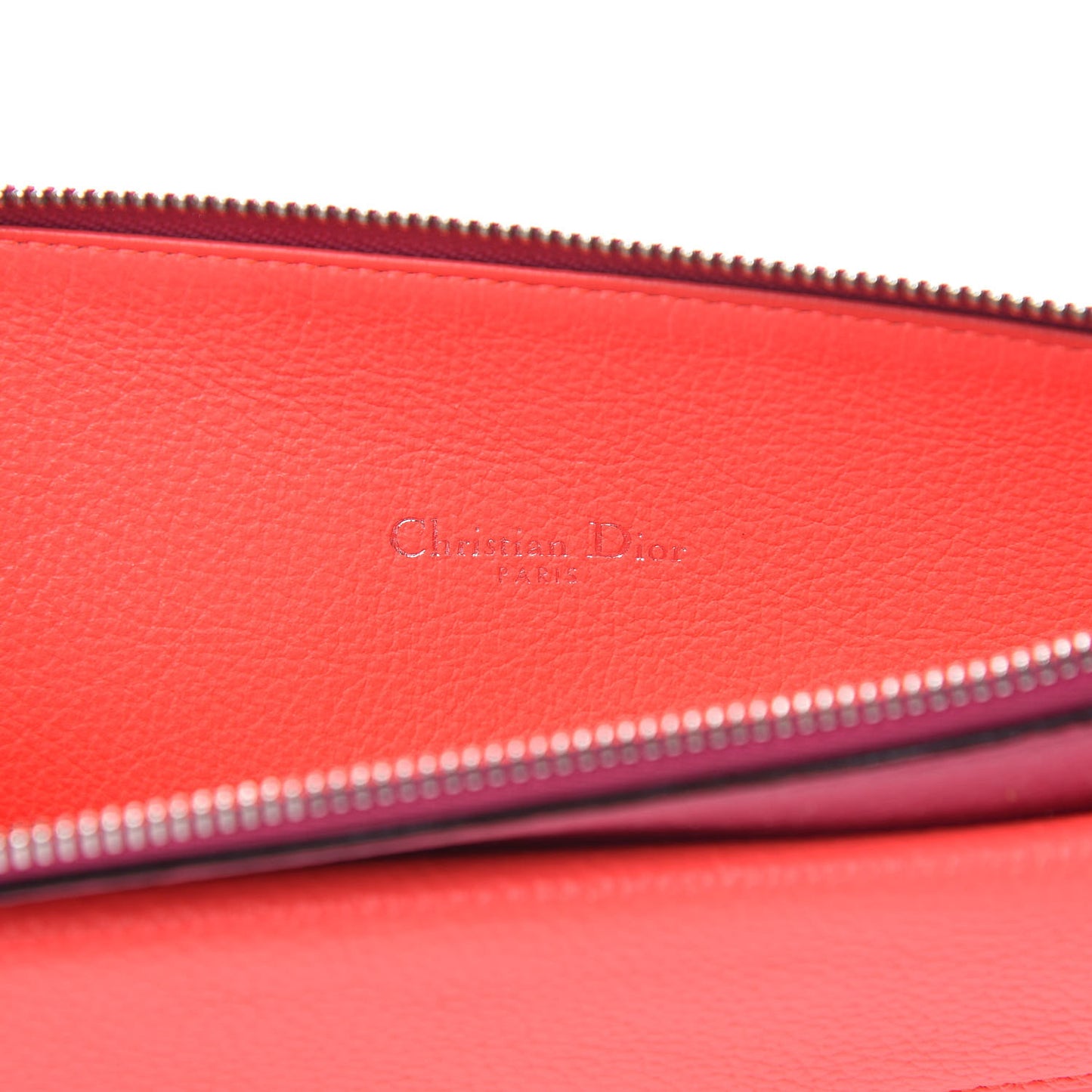 Bullcalf Diorissimo Flat Zipped Chain Pouch Pink