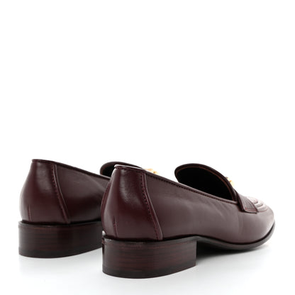 Chanel Lambskin Quilted Boy Loafers 37 Burgundy 4 of 9