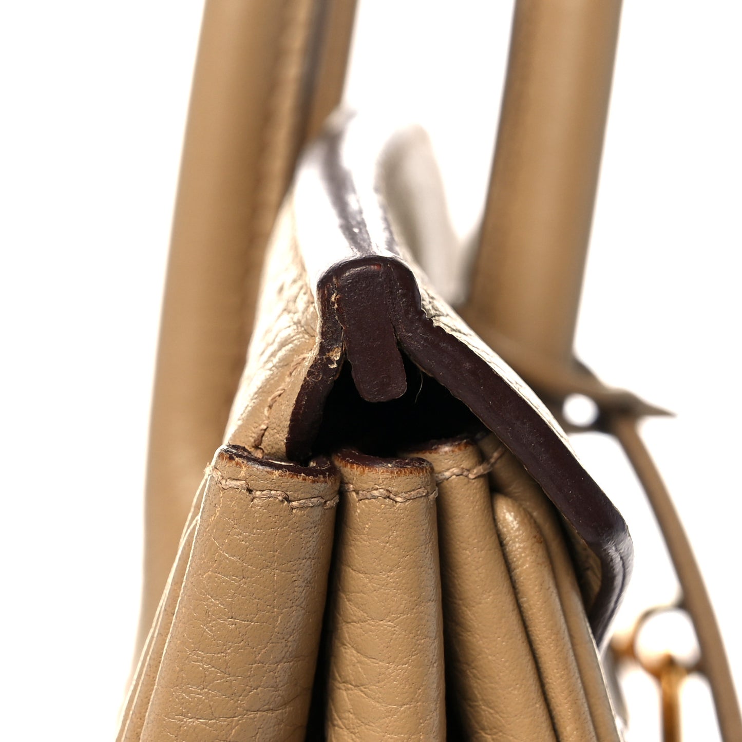 Taurillon Clemence Birkin 35 Tabac Camel