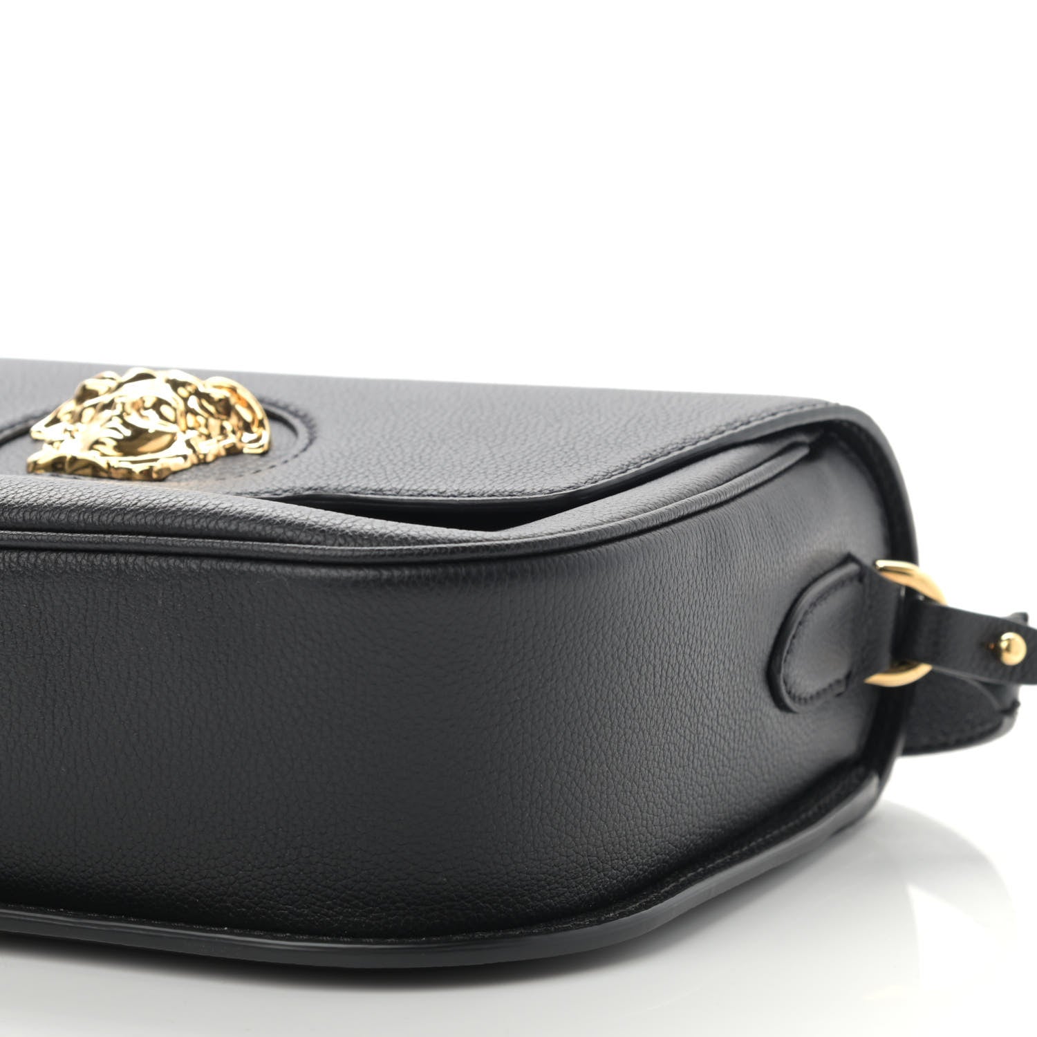 Versace Calfskin Medusa Crossbody Bag Black 9 of 10