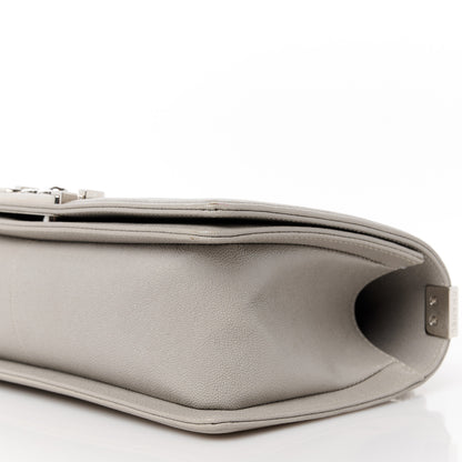 Chanel Caviar Quilted Medium Boy Flap Grey 10 of 11