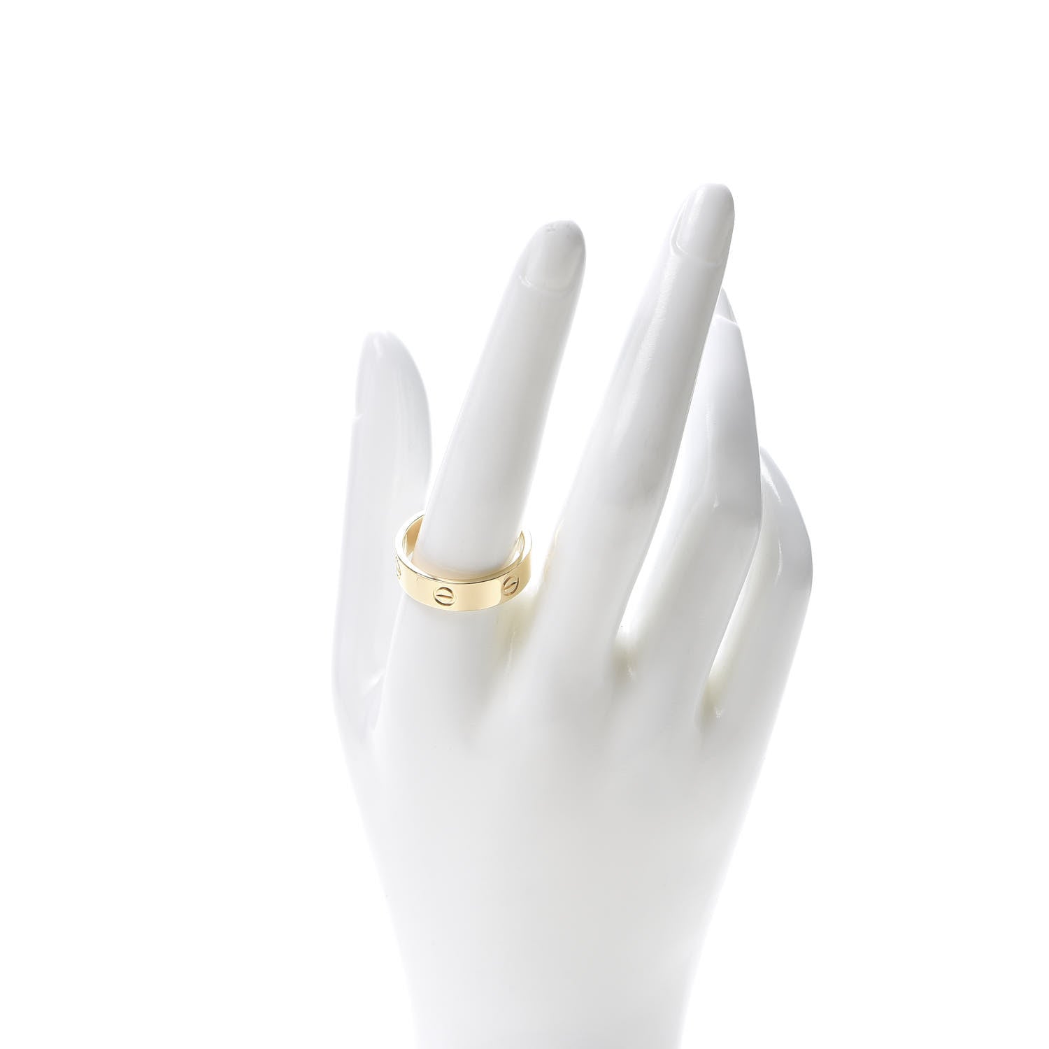 Cartier 18K Yellow Gold 6mm LOVE Ring 63 10.25 2 of 4