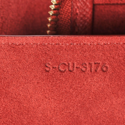 Celine Baby Grained Calfskin Micro Belt Bag Coquelicot 7 of 8