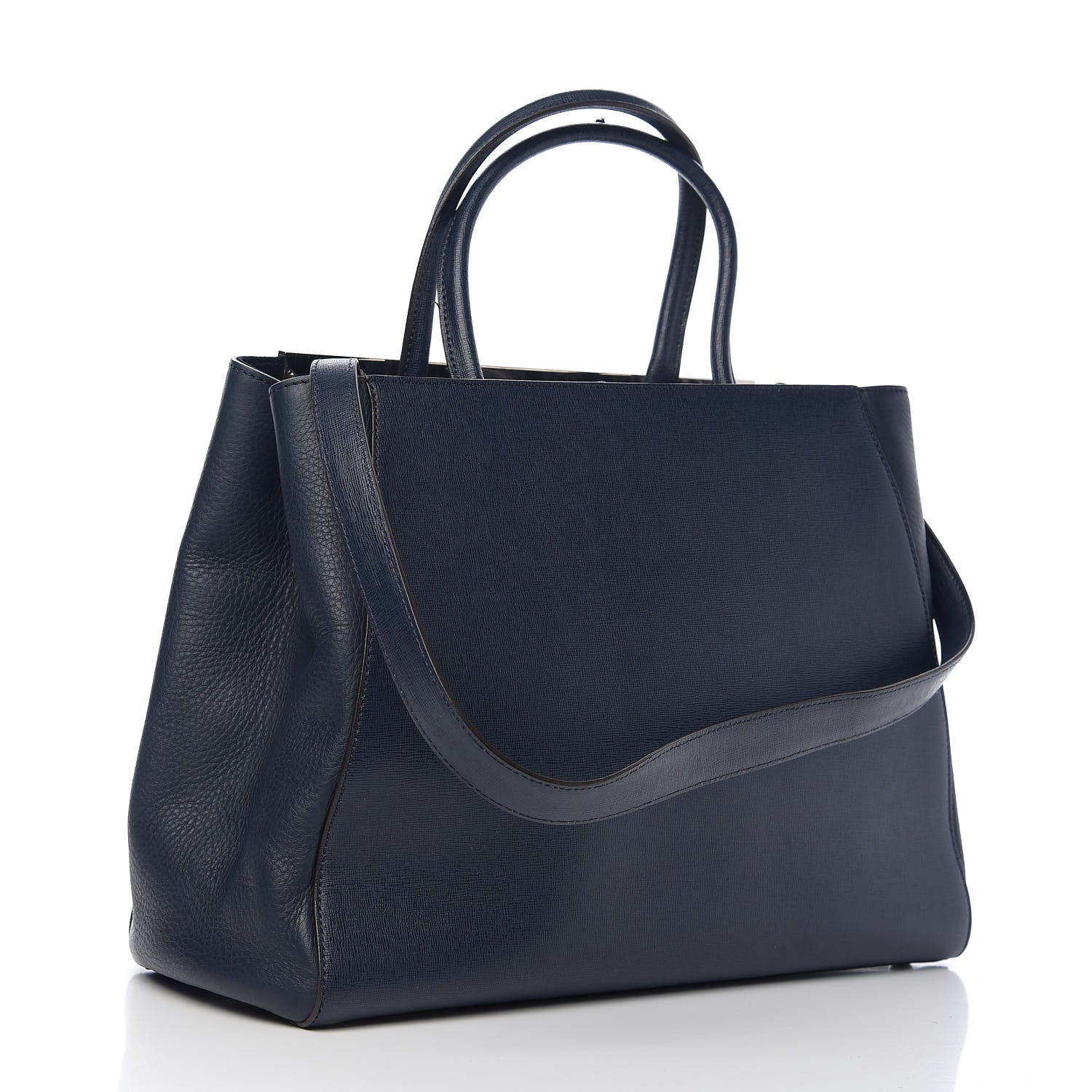 Fendi Vitello Elite Regular 2Jours Tote Lavagna 2 of 11