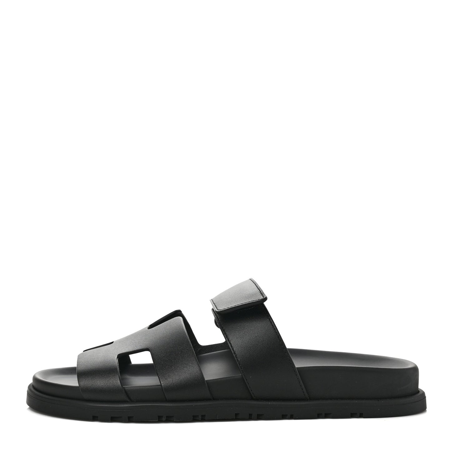 Calfskin Womens Chypre Sandals 37.5 Black