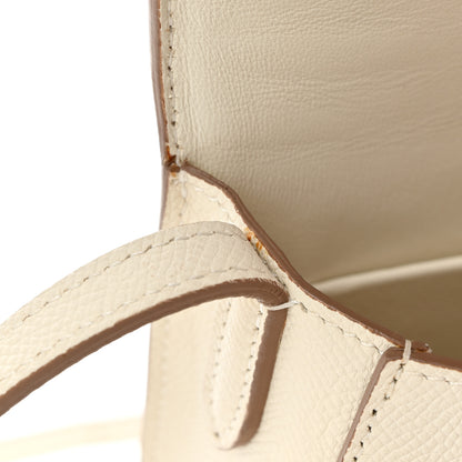 Celine Grained Calfskin Small Trotteur White 11 of 12