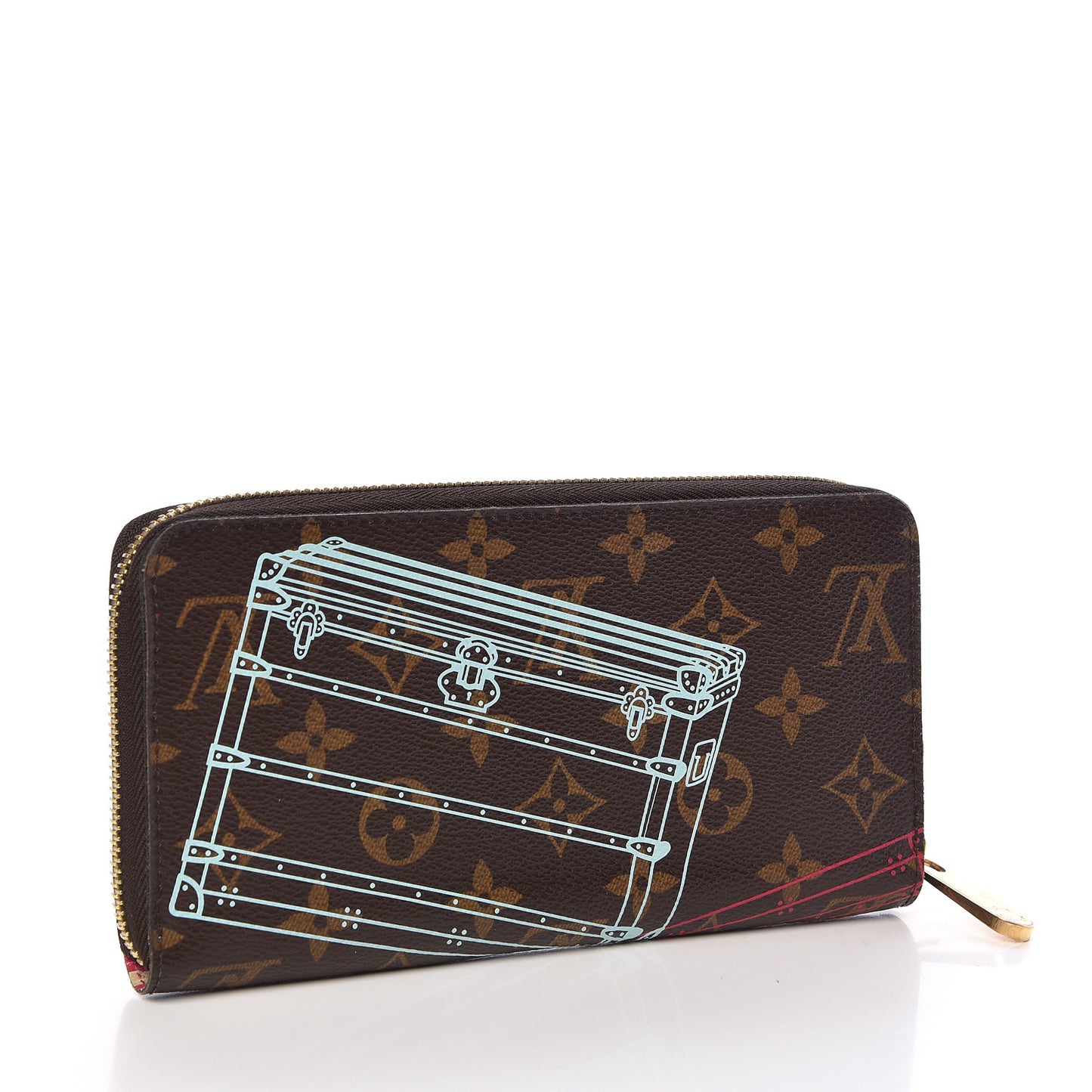 Monogram 2014 Christmas Animation Zippy Wallet