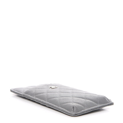 Chanel Caviar Quilted Classic iPhone Pouch Grey 3 of 7