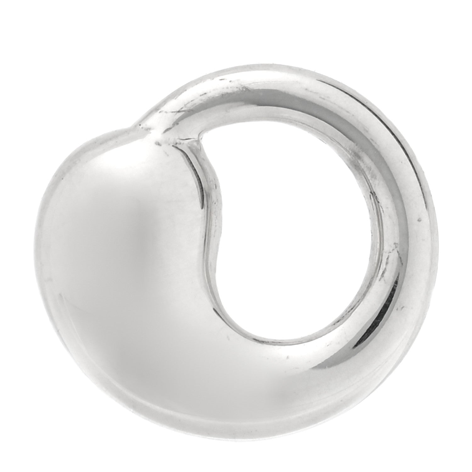 Tiffany Sterling Silver 12mm Elsa Peretti Eternal Circle Pendant 1 of 3