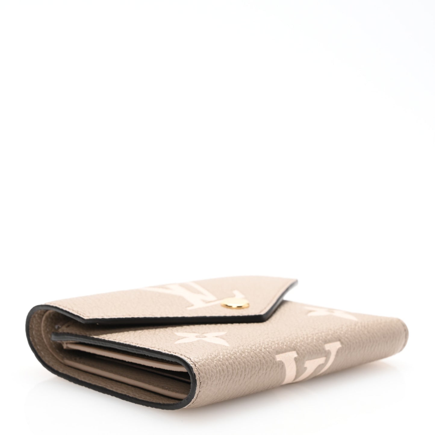 Empreinte Monogram Giant Victorine Wallet Tourterelle Creme