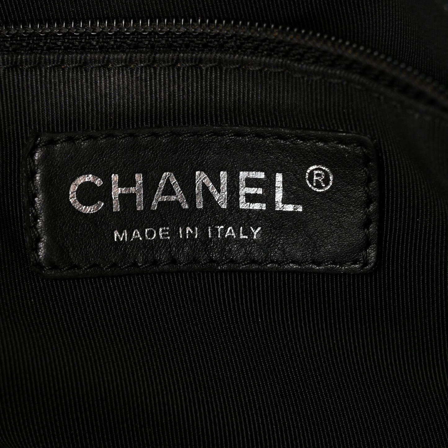 Calfskin CC Chevron All Day Long Boston Black