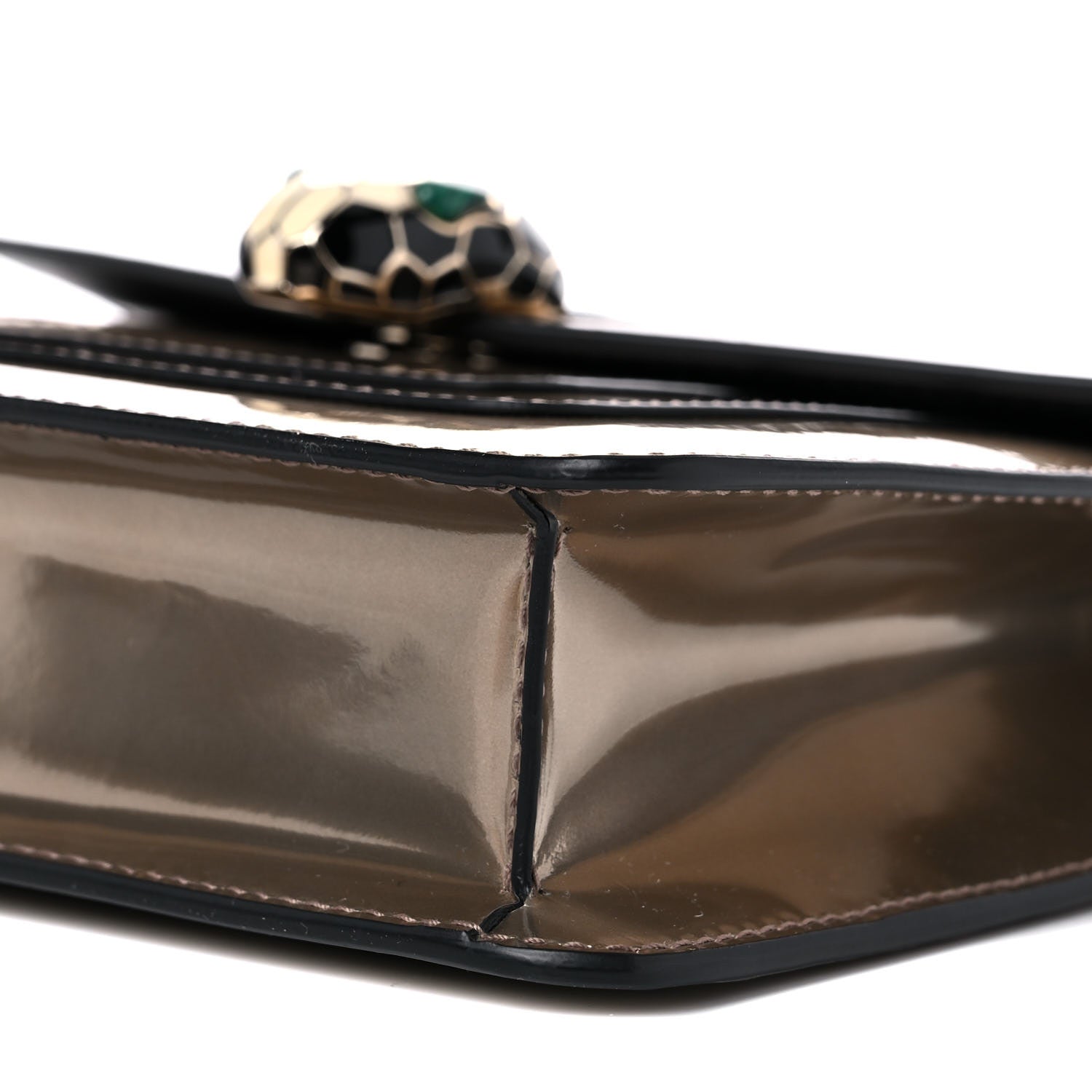 Bulgari Metallic Calfskin Serpenti Forever Crossbody Bag Bronze 5 of 12