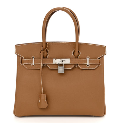 Hermes Epsom Birkin 30 Gold 1 of 11