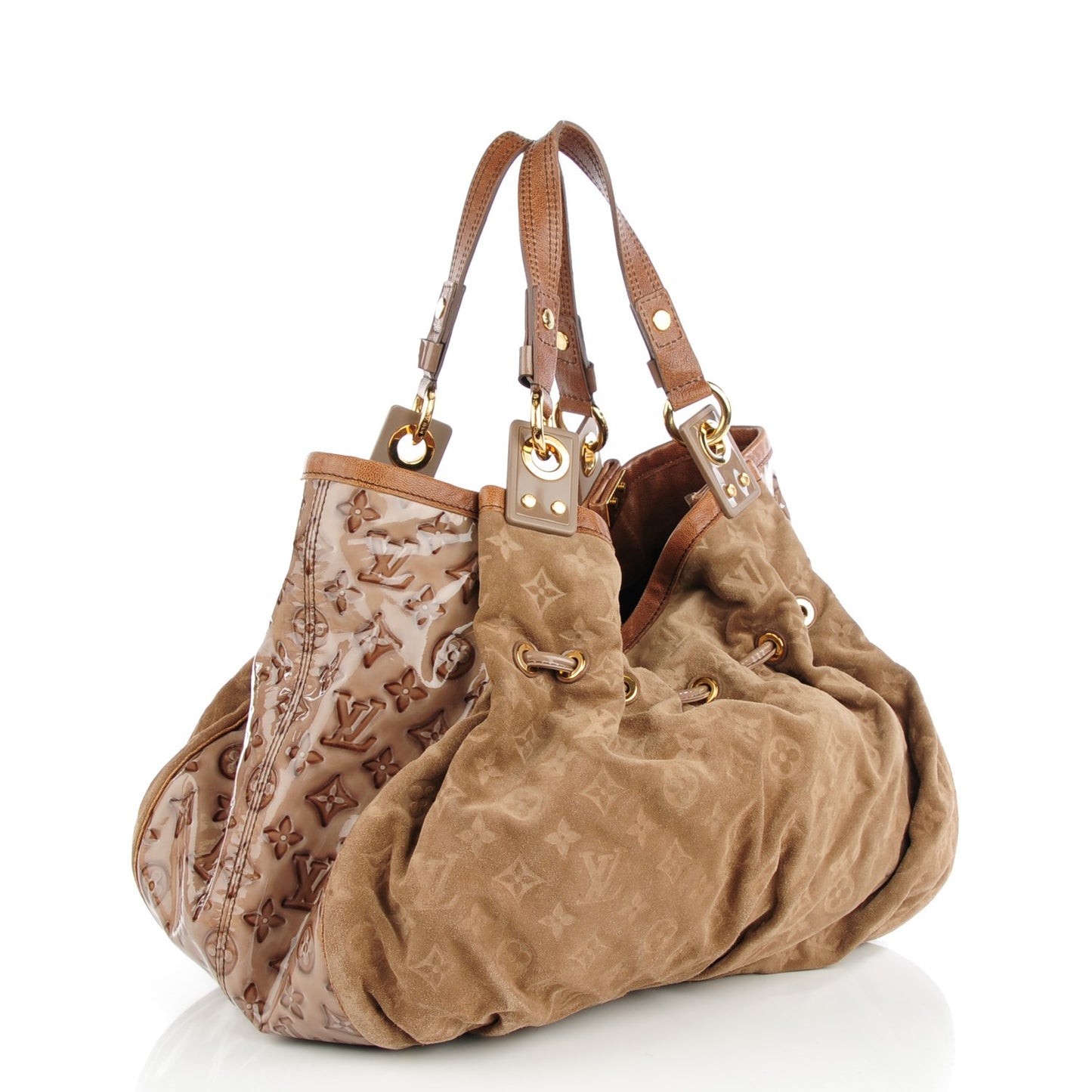 Suede Patent Monogram Irene Brown