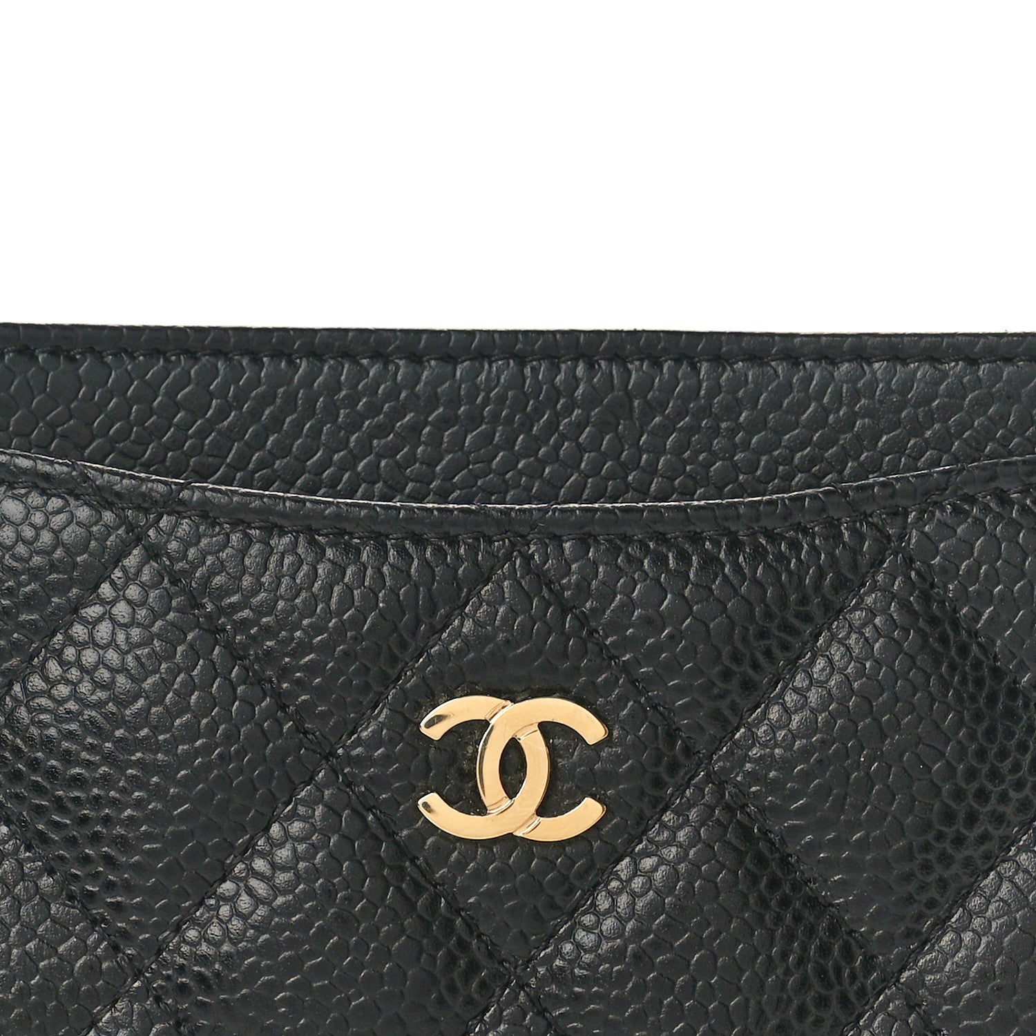 Chanel Caviar Quilted Card Holder Black 7 of 9