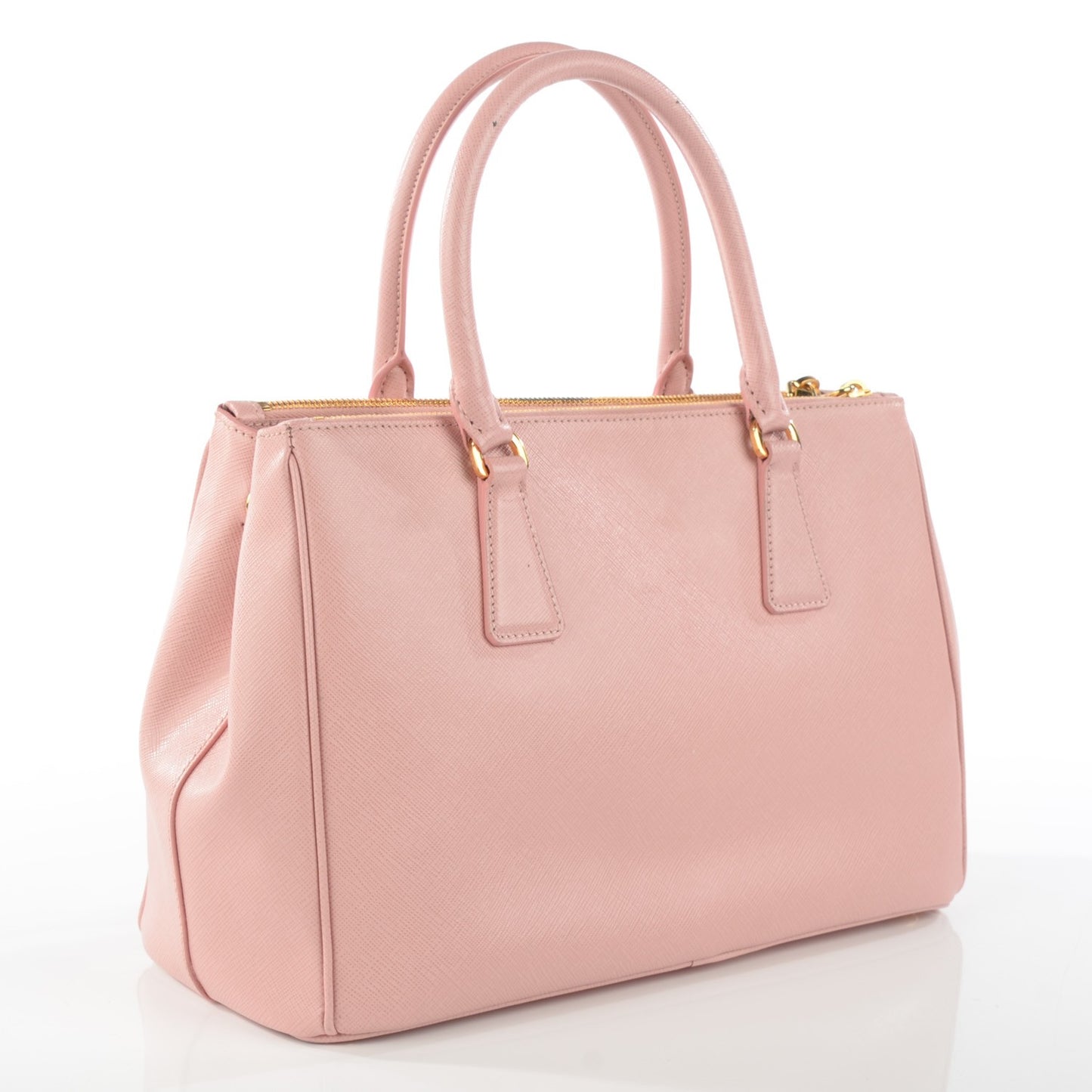 Saffiano Small Galleria Double Zip Tote Orchidea