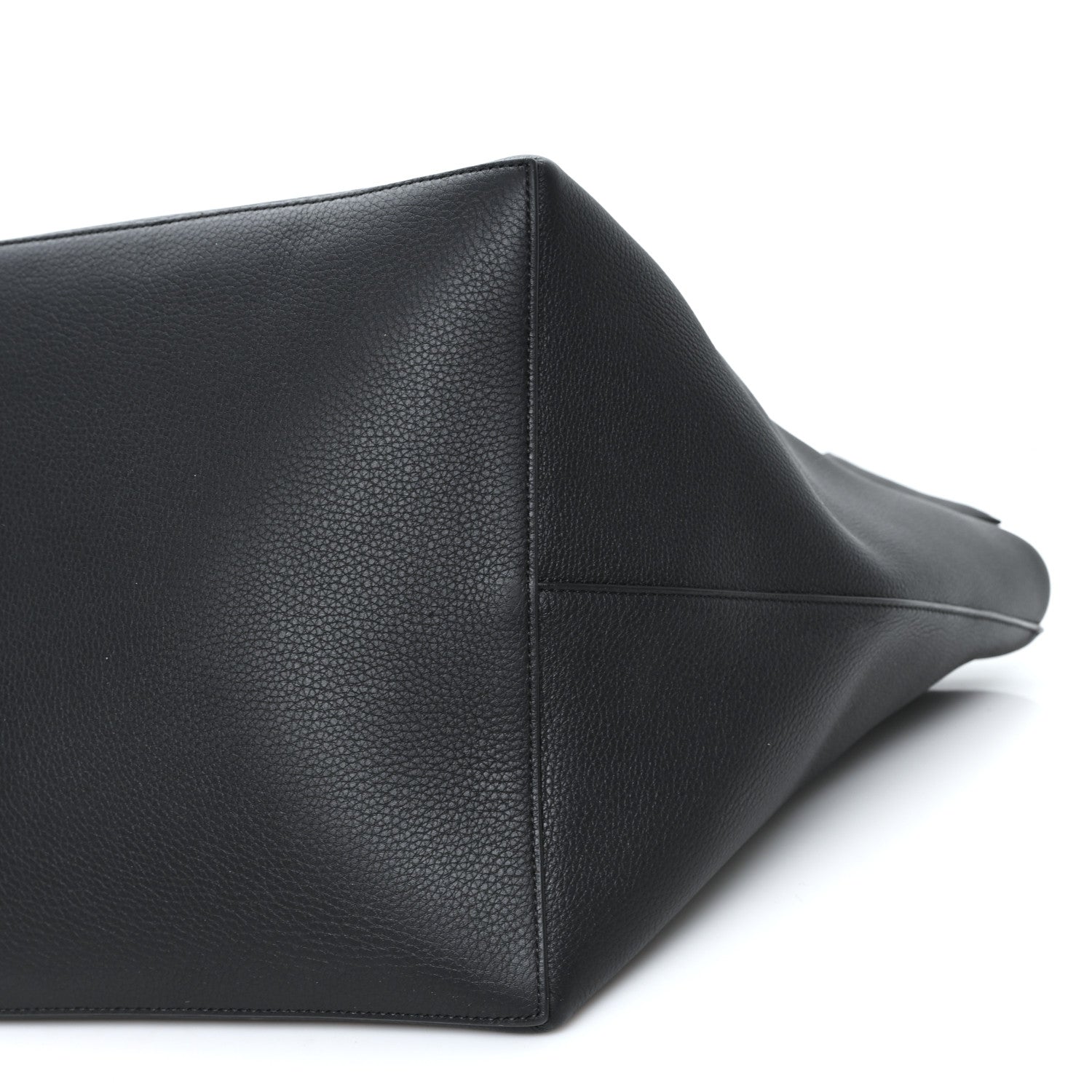 The Row Grained Calfskin Park Tote Three Black 10 of 10