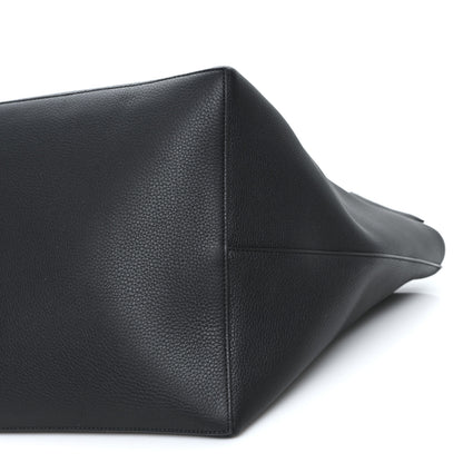 The Row Grained Calfskin Park Tote Three Black 10 of 10