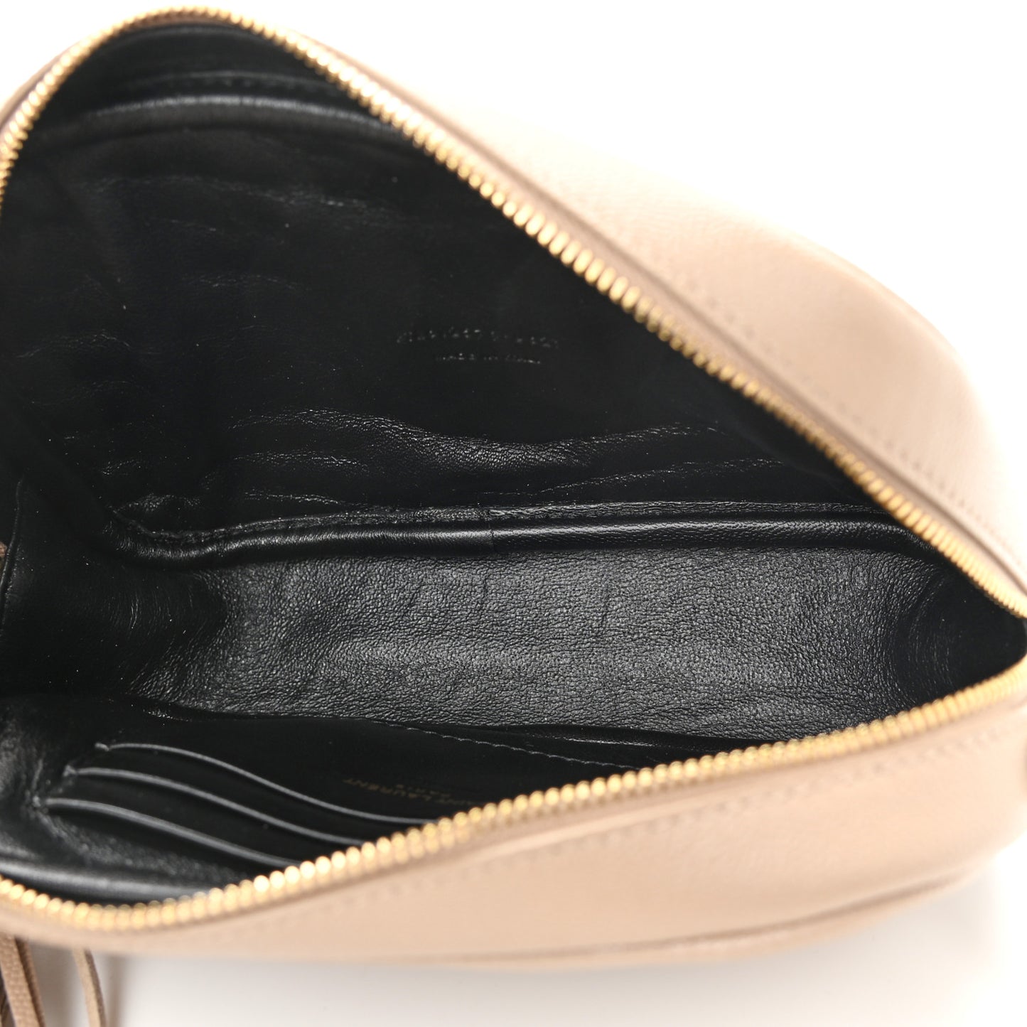 Grain De Poudre Matelasse Monogram Mini Lou Camera Bag Dark Beige