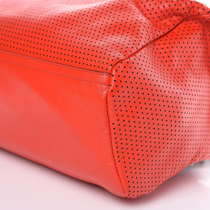 Givenchy Lambskin Perforated Small Pandora Pop Red 9 of 9