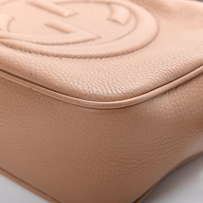 Gucci Pebbled Calfskin Small Soho Disco Bag Rose Beige 11 of 14