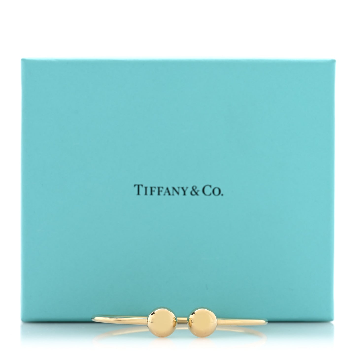 18K Yellow Gold 10mm HardWear Ball Wire Bracelet