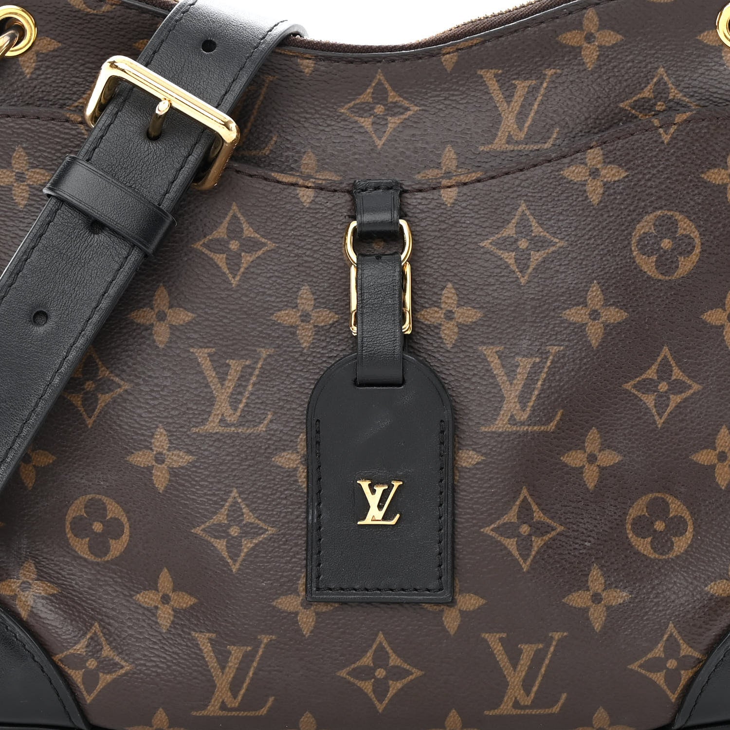 Louis Vuitton Monogram Odeon PM Black 5 of 20