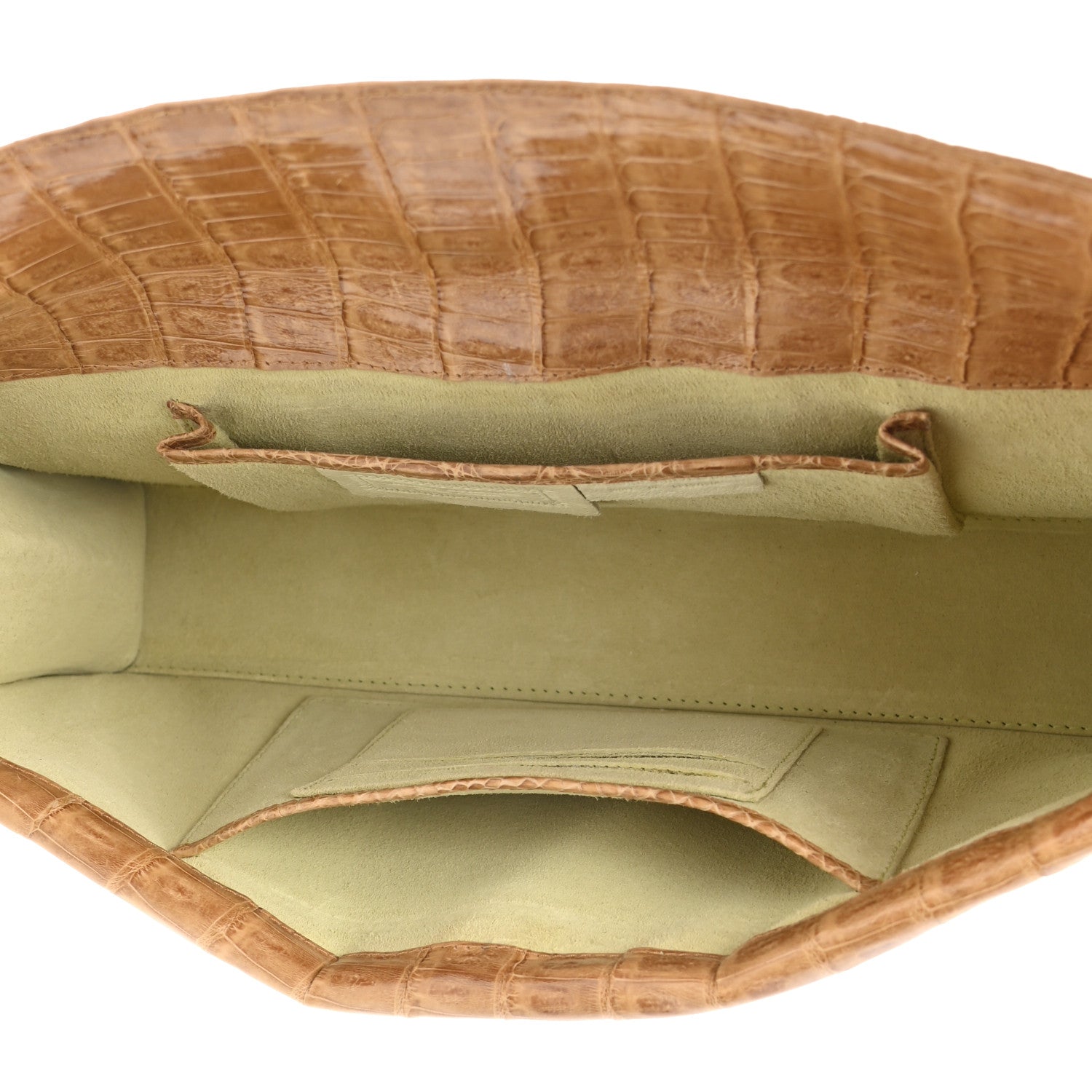 Nancy Gonzalez Crocodile Clutch Beige 4 of 8
