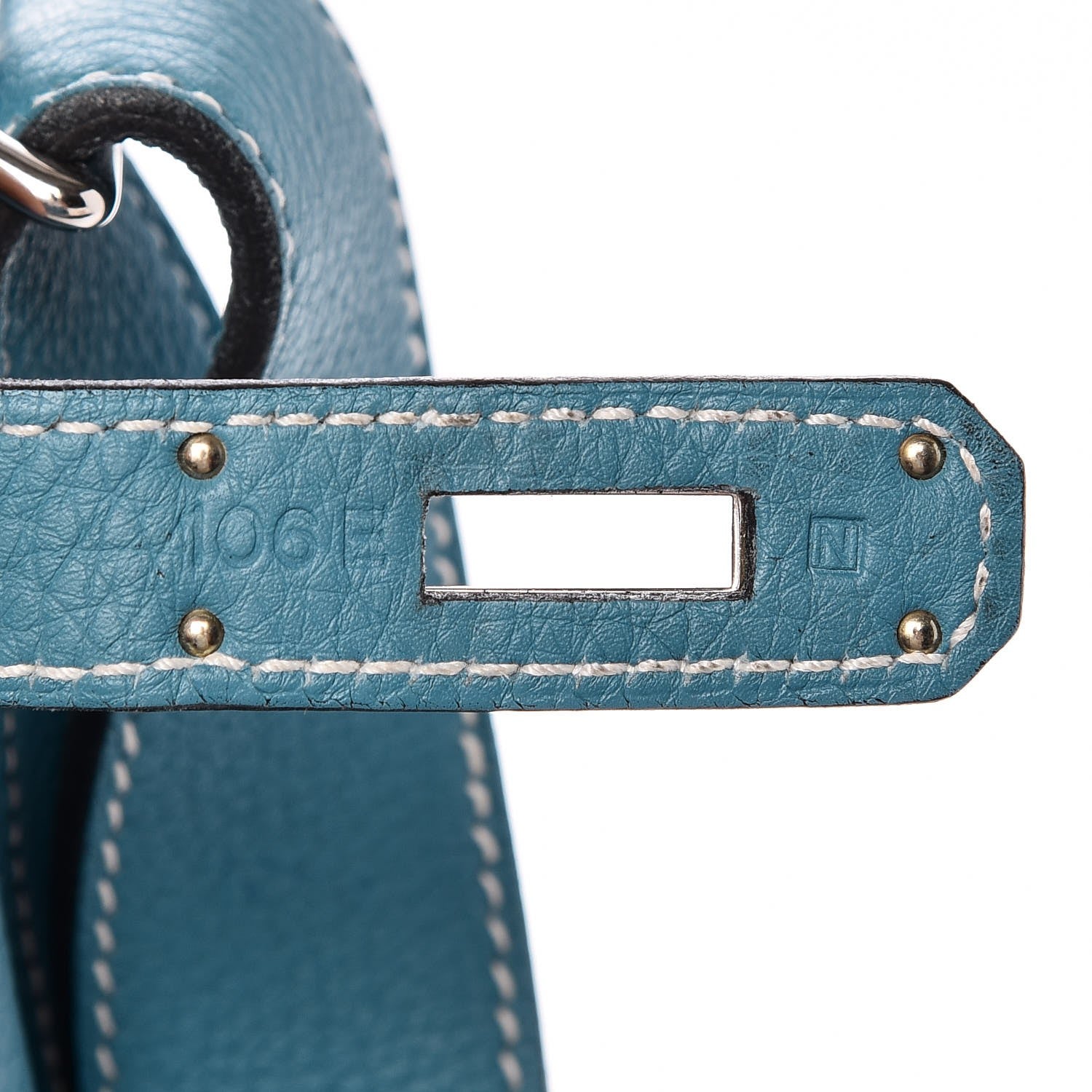 Hermes Taurillon Clemence So Kelly 22 Blue Jean 7 of 7
