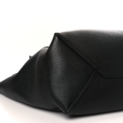 Celine Soft Grained Calfskin Small Belt Cabas Phantom Black 8 of 9