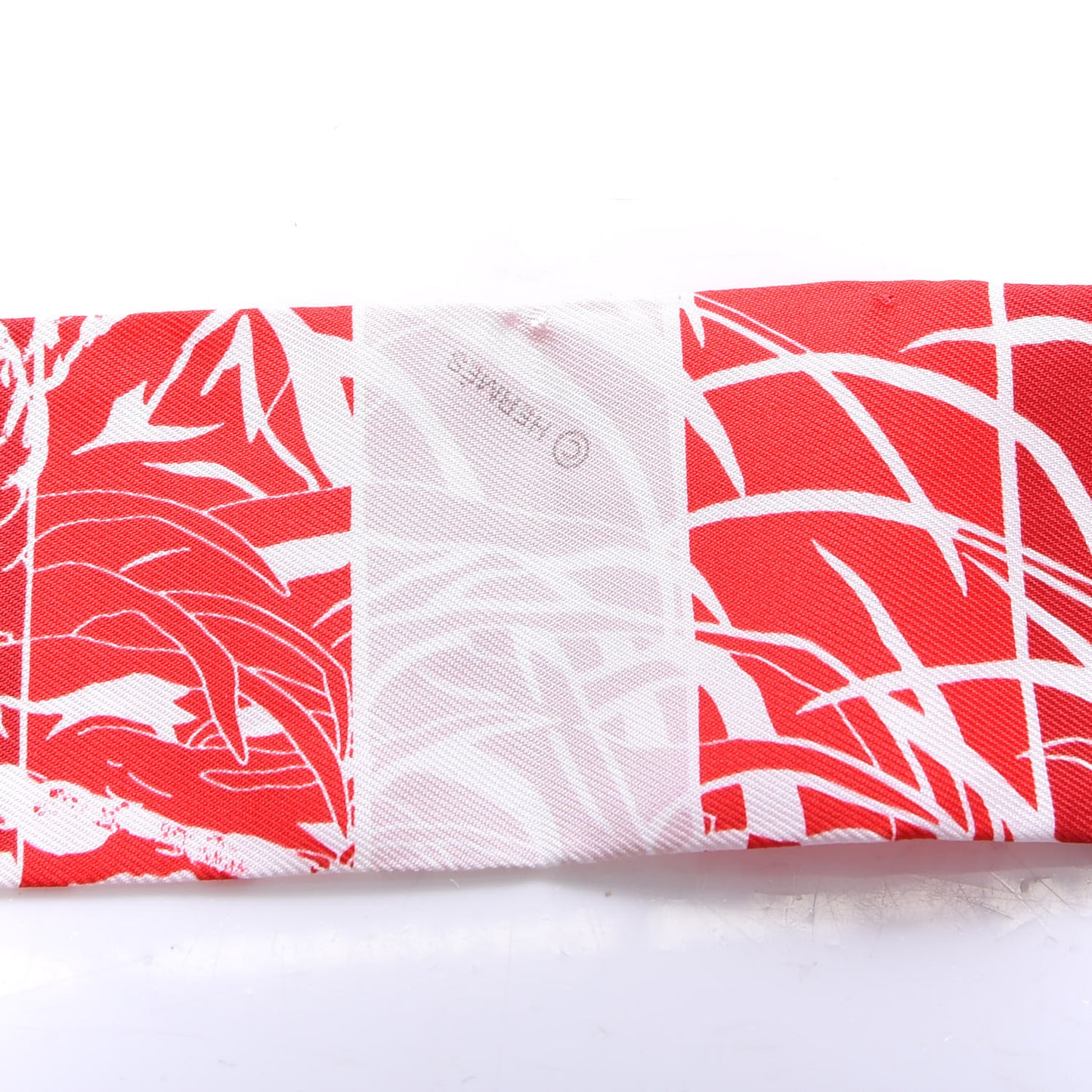 Silk Jungle Love Rainbow Twilly Rouge Bordeaux White
