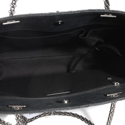 Chanel Iridescent Calfskin Reissue 2.55 Tote Black 6 of 8