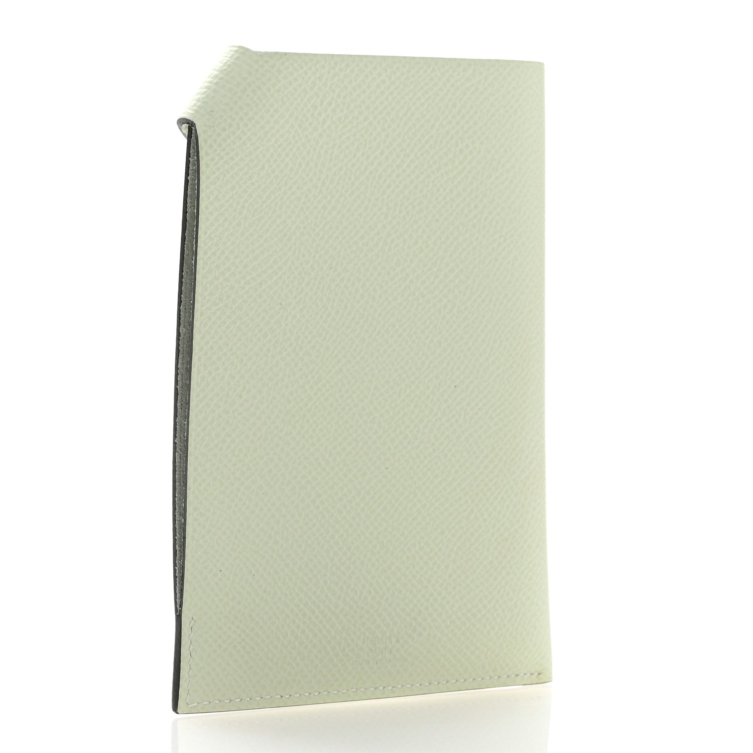 Hermes Epsom Tarmac PM Passport Holder Vert Fizz 3 of 10