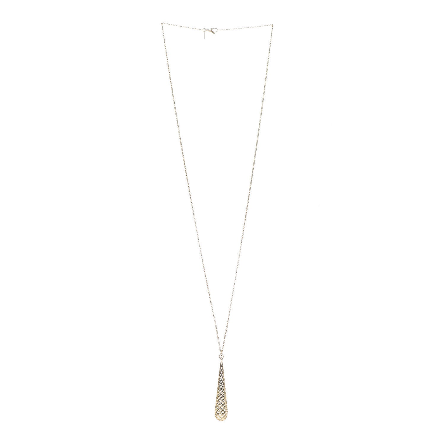 Gucci 18K Yellow Gold Diamantissima Pendant Necklace 3 of 8
