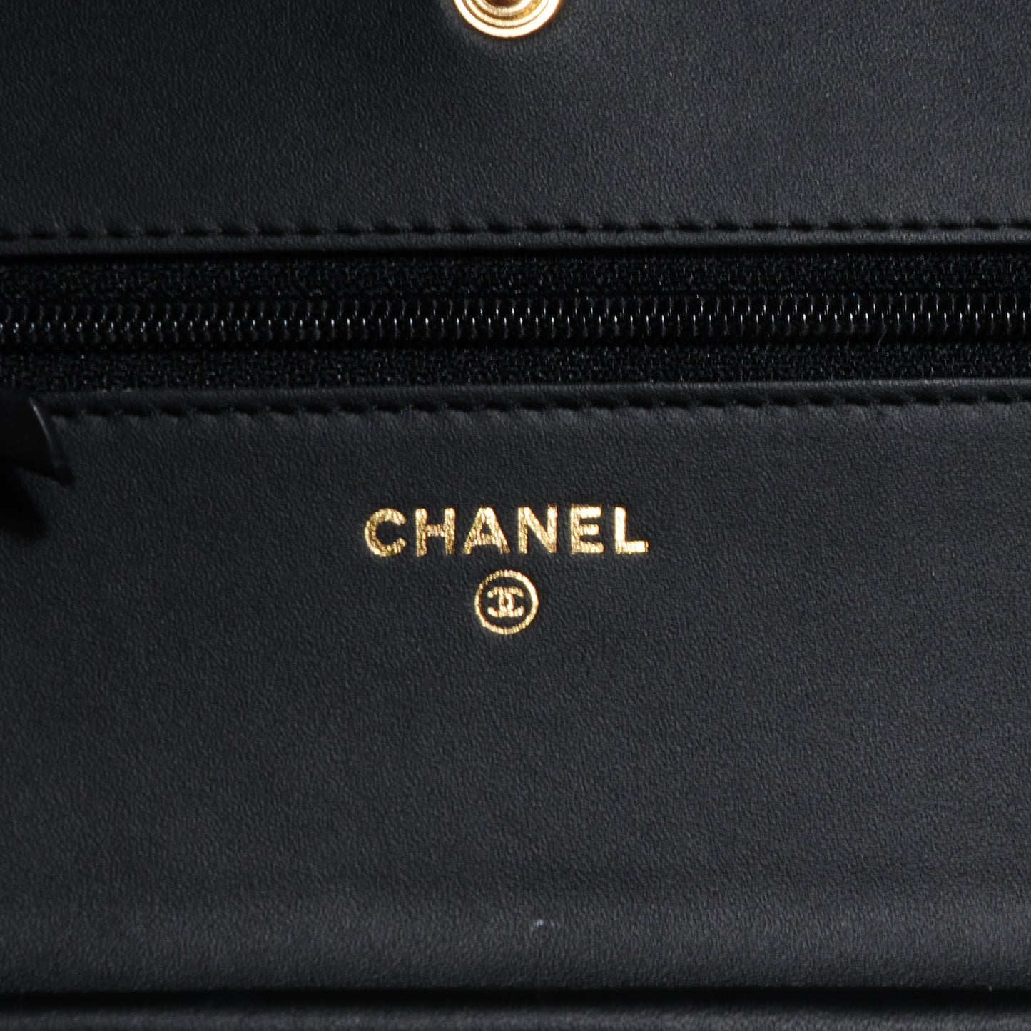 Caviar Quilted Boy Wallet On Chain WOC Black
