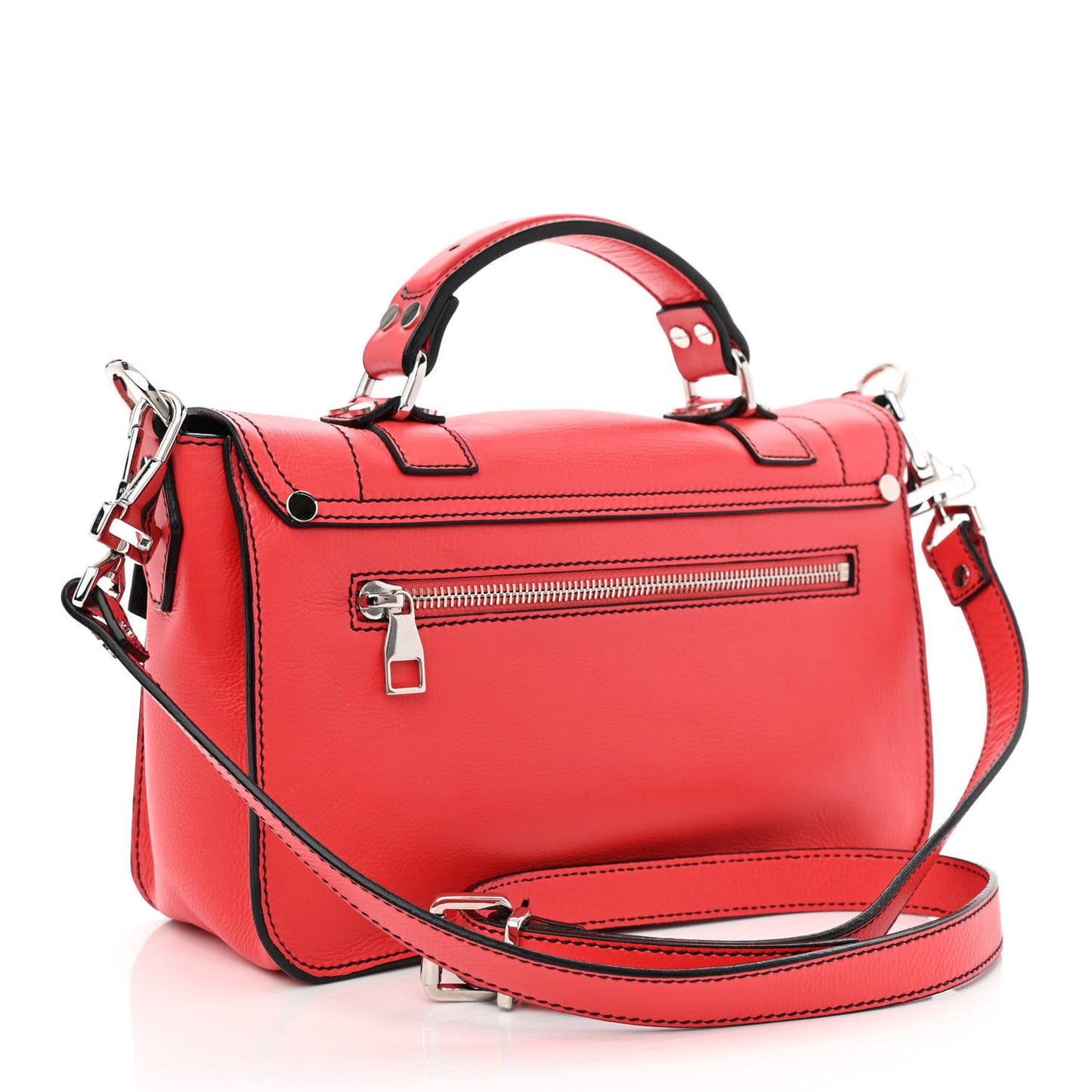 Lambskin Tiny PS1 Satchel Red