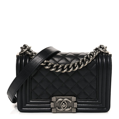 Chanel Caviar Quilted Small Boy Flap Black 1 of 10